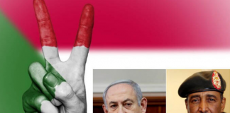 Israel e Sudão símbolo Paz