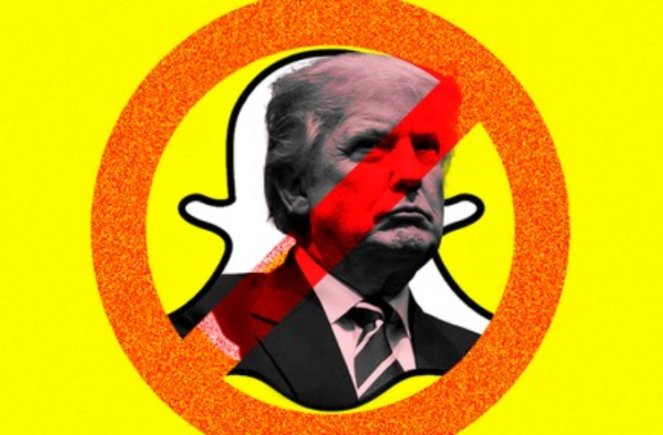 Snapchat mais recente empresa de tecnologia para banir a conta de Trump