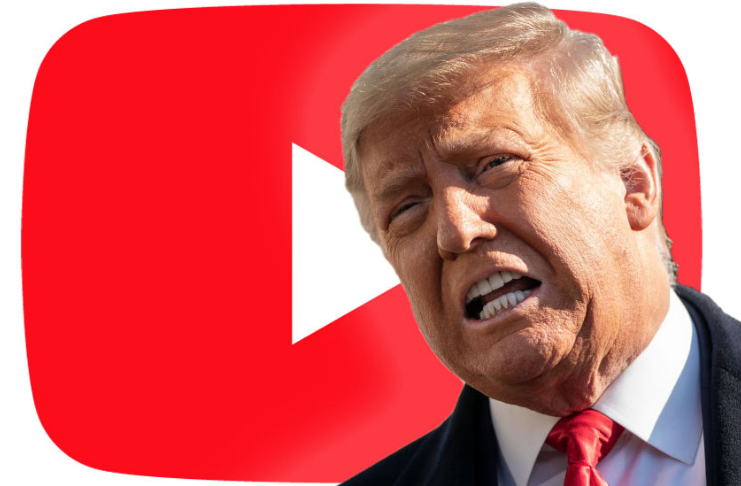 O YouTube estende a suspensão do canal de Trump por mais uma semana