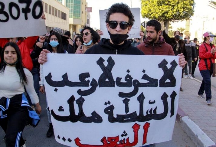Protestos e reivindicações tomam as ruas da Tunísia depois da Revolução de Jasmim